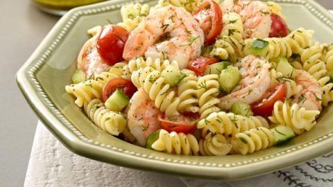 A Fishy Pasta Salad for PCOS