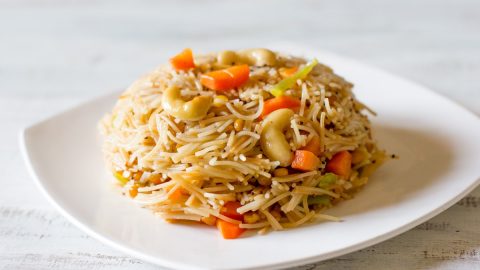 Vermicelli Veg Egg Dish